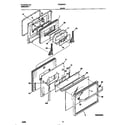 Frigidaire FES355CCBE door diagram
