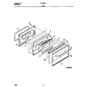 Frigidaire FGF350BBWC door diagram