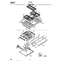 Frigidaire FGF379WESB top/drawer diagram