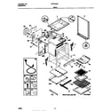 Frigidaire FGF376CETB body diagram