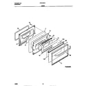 Frigidaire FGF376CETB door diagram