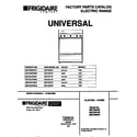 Universal/Multiflex (Frigidaire) MEF302PBWD cover diagram