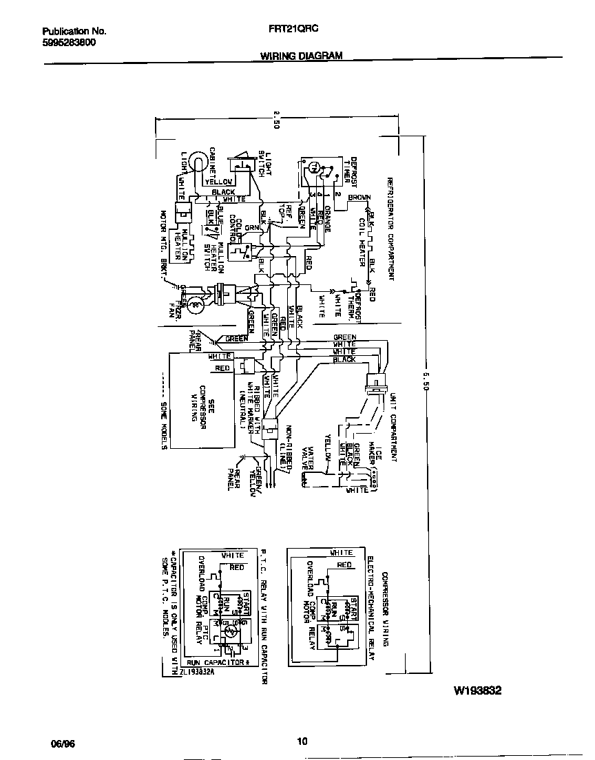 Frigidaire FRT21QRCD3 wiring diagram diagram
