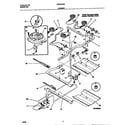 Universal/Multiflex (Frigidaire) MGF354SEWB burner diagram