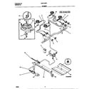 Universal/Multiflex (Frigidaire) MGF333BEWA burner diagram