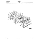 Frigidaire FGF353CATD door diagram