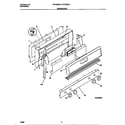 Frigidaire FGF353CATE backguard diagram