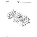 Frigidaire FGF374CCSC door diagram