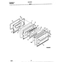 Universal/Multiflex (Frigidaire) MGF355BEDC door diagram