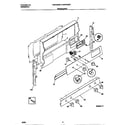 Universal/Multiflex (Frigidaire) MGF352SEWB backguard diagram