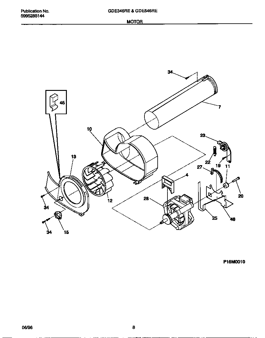 Gibson GDE546RES0 motor diagram