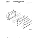 Universal/Multiflex (Frigidaire) MEF322SEDA door style 2 diagram