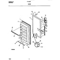 Frigidaire FFU12D9EW0 door diagram