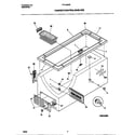 Frigidaire FFC13D9EW0 cabinet/control/shelves diagram