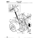 Tappan TDG336RED0 cabinet/drum diagram