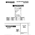 Frigidaire FDE546NES0 cover diagram