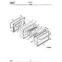 Frigidaire FEF367CASF door diagram