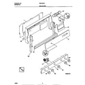 Universal/Multiflex (Frigidaire) MGF345CESB backguard diagram