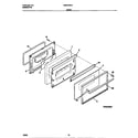 Universal/Multiflex (Frigidaire) MGF345CESB door diagram