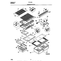 Frigidaire FRT18TRCD3 shelves/controls diagram
