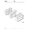 Frigidaire FGF332BBWC door diagram