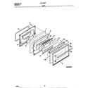 Universal/Multiflex (Frigidaire) MGF355BEWD door diagram