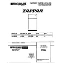 Tappan TRT18NRED0 cover diagram