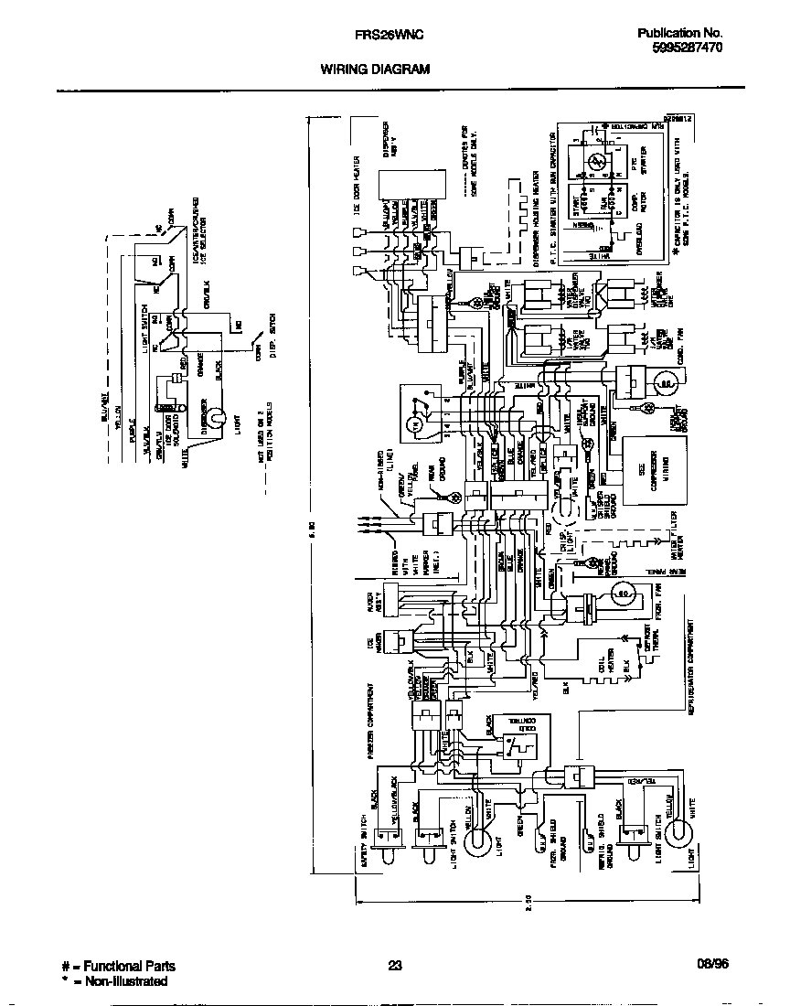 Frigidaire FRS26WNCW3 wiring diagram diagram