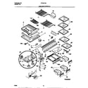 Frigidaire FRT24TGCB3 shelves/controls diagram