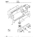 Universal/Multiflex (Frigidaire) MGF333BEWC backguard diagram