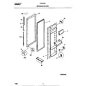 Frigidaire FRS22WNCD2 refrigerator door diagram
