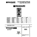 Frigidaire FEB798CCTC cover diagram