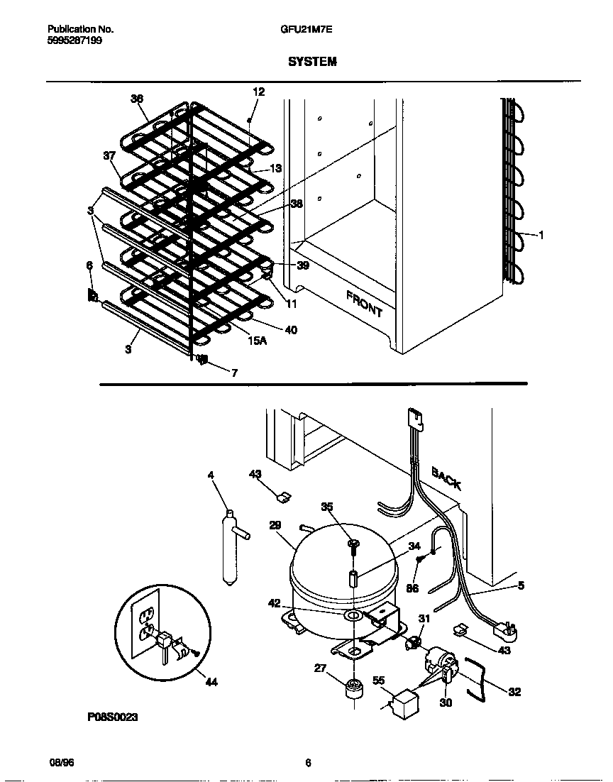 Gibson GFU21M7EW0 system diagram
