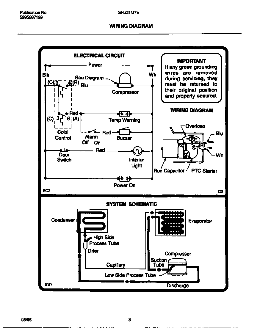 Gibson GFU21M7EW0 wiring diagram diagram