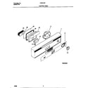 Frigidaire FDB421RFR0 control panel diagram
