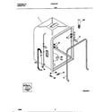 Frigidaire FDB421RFR0 tub diagram