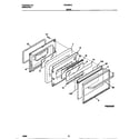 Frigidaire FEF389CEBB door diagram