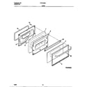 Frigidaire FGF335BEWA door diagram