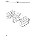 Frigidaire FGF335CESA door diagram
