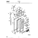 Frigidaire FRT24RGCB3 door diagram