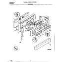 Frigidaire FEF350SADH backguard diagram