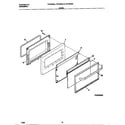 Frigidaire FEF350SADH door diagram