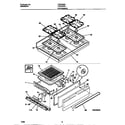 Frigidaire FGF333BADF top/drawer diagram