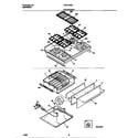 Frigidaire FGF379WESD top/drawer diagram