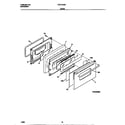 Frigidaire FGF379WESD door diagram