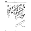 Universal/Multiflex (Frigidaire) MEF318BBWE backguard diagram