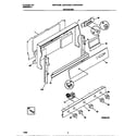 Universal/Multiflex (Frigidaire) MGF324BEWB backguard diagram