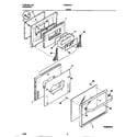 Frigidaire FEB500CEBB door diagram