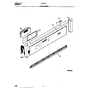 Frigidaire FEB789CCSD control panel diagram