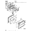 Frigidaire FEB789CCSD door diagram